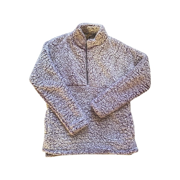 WOMEN’S SUPER SOFT PULL OVER QUARTER ZIP SHERPA SWEATER (SIZE XS) - Picture 4 of 10